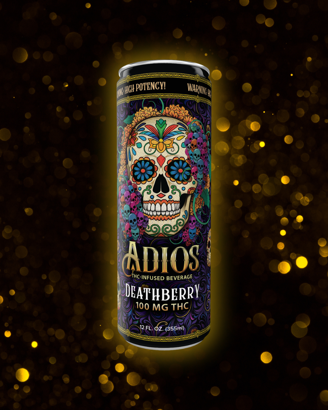 ADIOS DEATHBERRY 100MG THC SELTZER